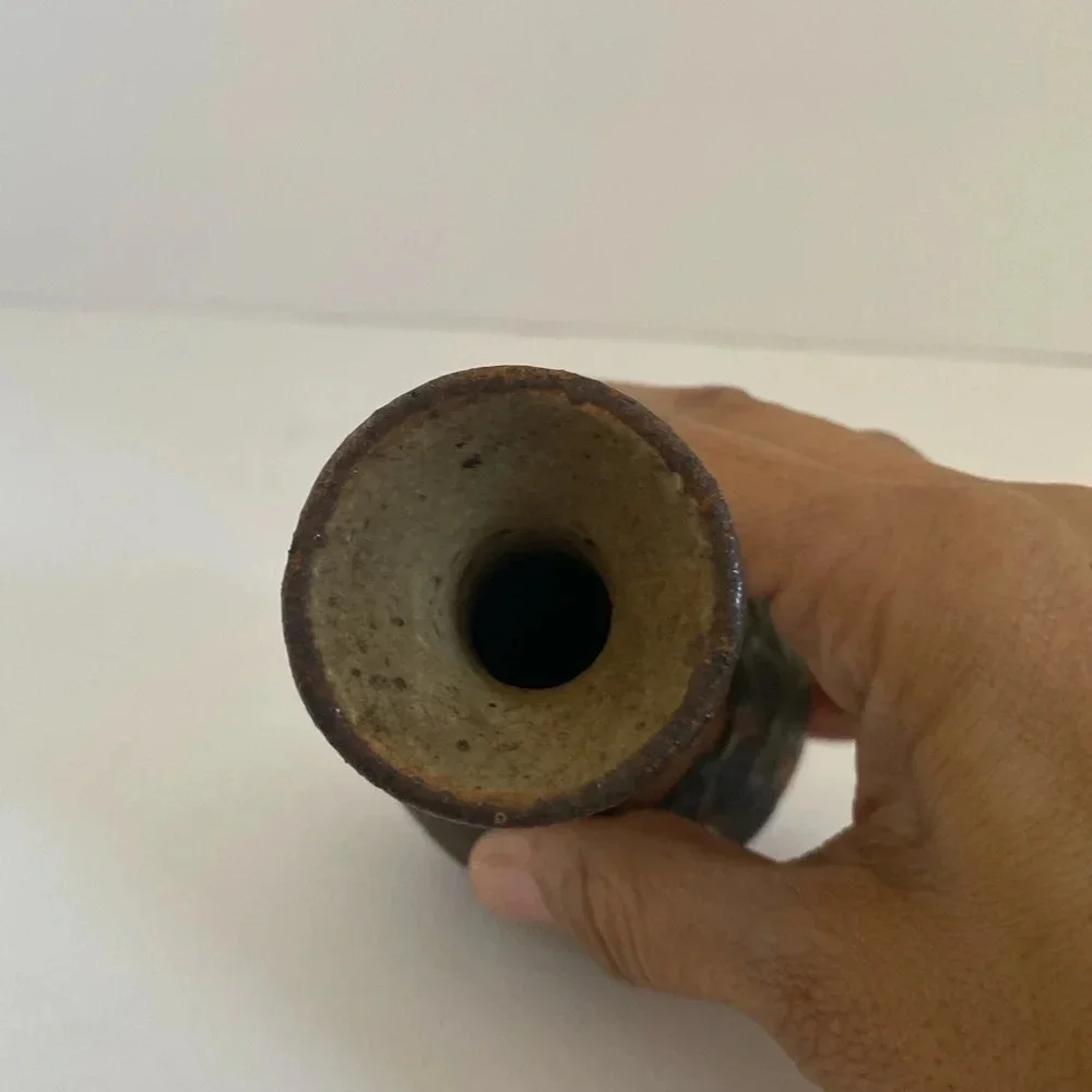 ❤️ Small ceramic Vase with flower design